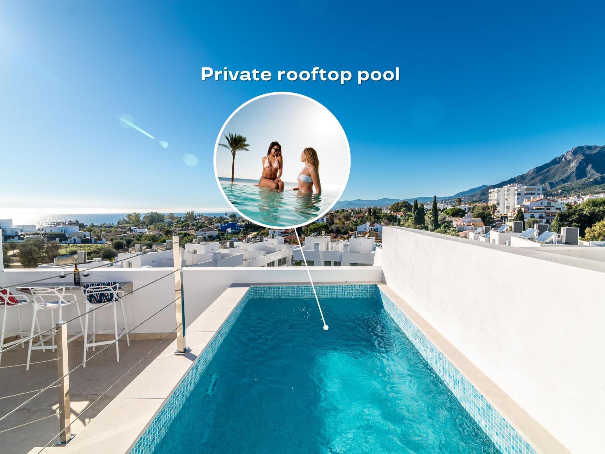Vacation Marbella I Casa Isabel, Private Pool With Infinity Views, Bbq, New Built, Luxury Condo, Top Location Bagian luar foto